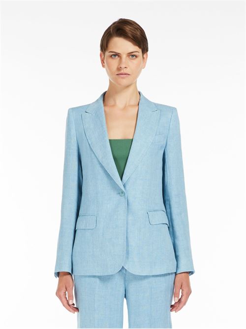 Blazer monopetto in lino MAXMARA WEEKEND | 2415041032600025